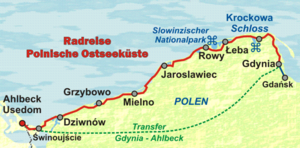 Polnischer Ostseeküsten Radweg | Von Usedom entlang der polnischen